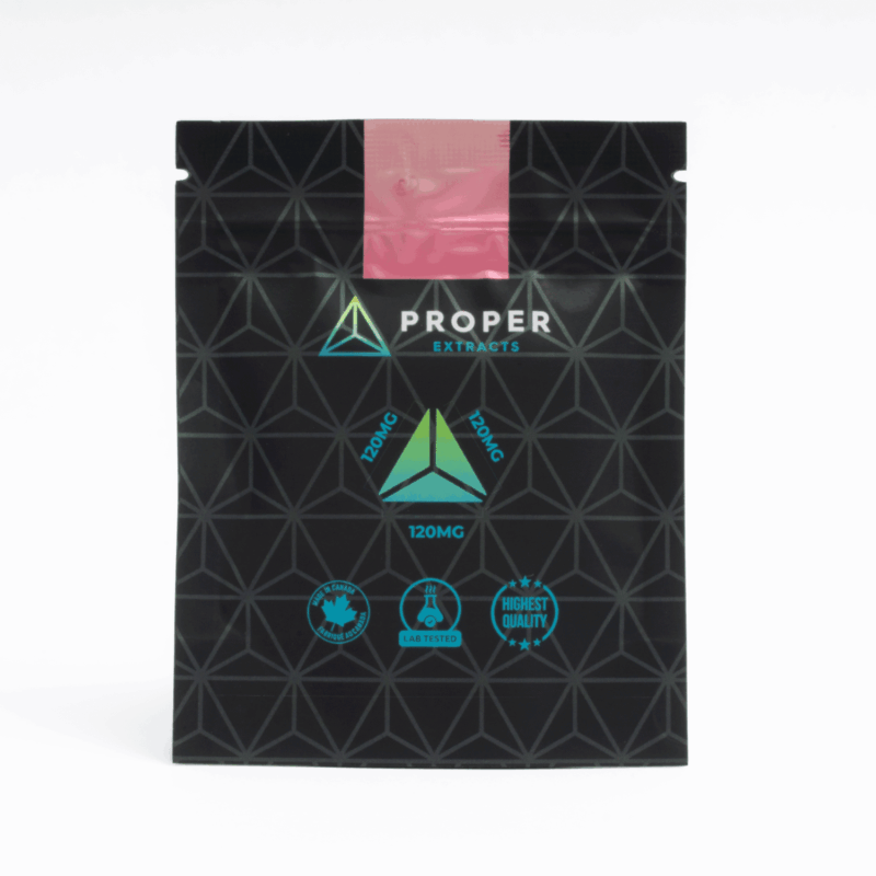 Proper Extracts - 1080mg THC Gummies - Watermelon (Indica) - Image 4