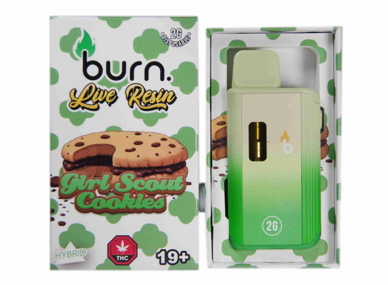 Burn Co Live Resin Disposable Vape Pen. A sleek, rechargeable vape packed with pure live resin from fresh-frozen cannabis. Enjoy rich flavor, full-spectrum effects, and a smooth, authentic experience with every puff.