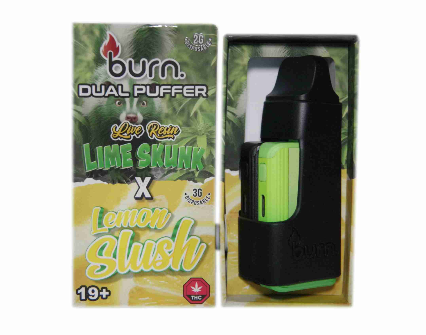 Zesty and refreshing, the Live Resin Lime Skunk x Lemon Slush (2G+3G) vape delivers a burst of citrus goodness with every puff. The tangy lime and lemon combine with a hint of skunkiness for a unique, energizing flavor profile. With the power of live resin, this concentrate provides an uplifting, mood-boosting high perfect for daytime use.
