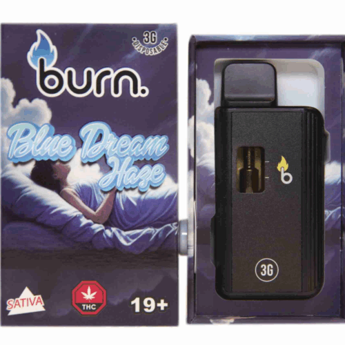 Burn Co Disposable 3G Vape - A powerful, rechargeable vape packed with 3 grams of premium distillate and natural terpenes. Enjoy smooth, flavorful hits and long-lasting effects in a sleek, hassle-free design.