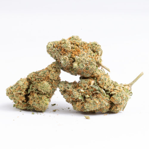 If you're looking for the perfect delicious bud with a burning full-bodied high, Cake Pop is totally made for you. The high comes on a few minutes after your final toke, hitting the body with a light tingly sense felt in the hands and feet. When this buzz hits your brain, you'll find your mood lifted and your mind filled with an unfocused and giggly sense of pure happiness.