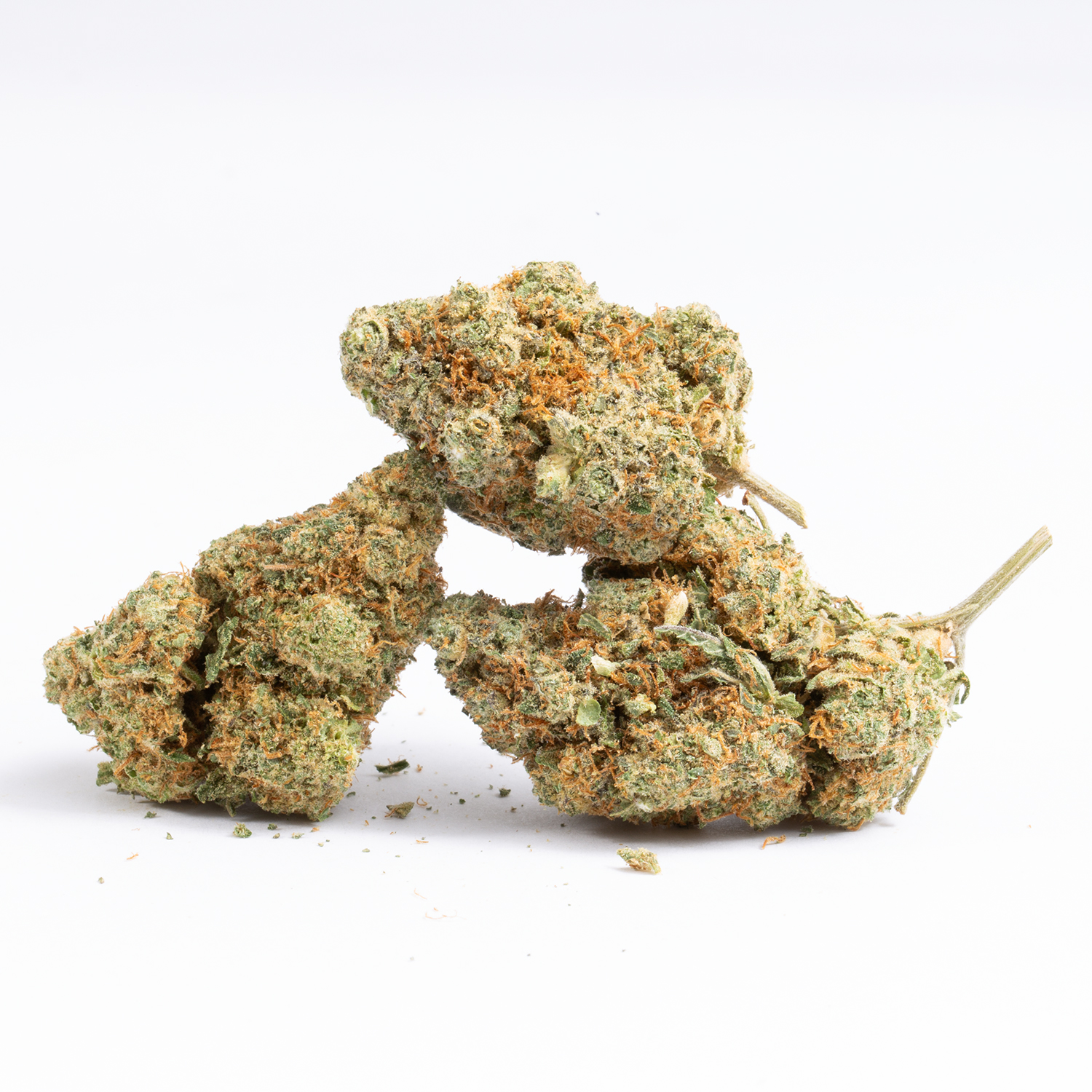 If you're looking for the perfect delicious bud with a burning full-bodied high, Cake Pop is totally made for you. The high comes on a few minutes after your final toke, hitting the body with a light tingly sense felt in the hands and feet. When this buzz hits your brain, you'll find your mood lifted and your mind filled with an unfocused and giggly sense of pure happiness.