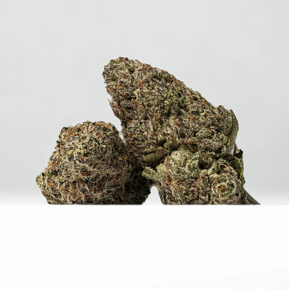 Shishkaberry has an aroma of fresh earthy berry and a taste of fresh-picked earthy berries that sweetens upon exhale. Users describe the Shishkaberry high as one that has an initial onset of an insanely happy and uplifting feeling that leaves you social and focused. This is followed by a lazy heavy body high that leaves you sedated before easing you into a deep and peaceful sleep.