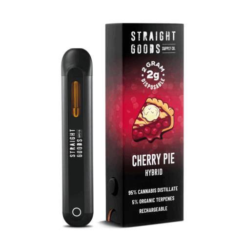 Straight Goods Supply Co introduces their all-new 2024 edition 2 Gram Disposable Vape, featuring a blend of 95% solventless Delta-9 THC distillate and 5% organic terpenes. With new branding and updated flavors, this disposable vape offers an exceptional vaping experience. The device is equipped with a rechargeable battery, a leak-proof, clog-proof design, and is free from harmful additives like Vitamin E Acetate, PG, VG, PEG, or MCT.