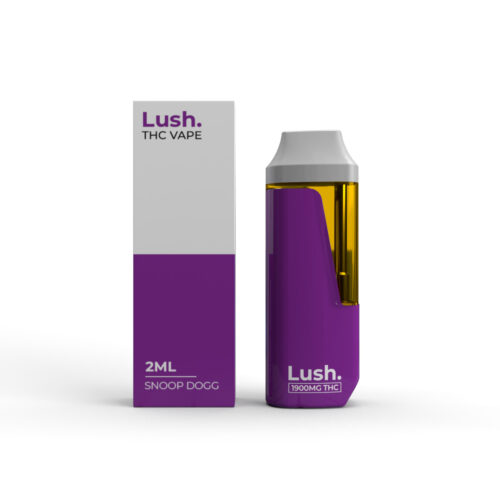 Lush - Discreet THC Disposable Vape (2 Grams) - Snoop Dogg (Indica) Smooth hits. Zero hassle. The Lush 2g Disposable Vape is designed for those who want a clean, high-quality THC experience without the bulk or maintenance. Pre-charged and ready to go, this sleek, low-profile vape slips easily into your pocket and delivers powerful, flavorful clouds on demand.
