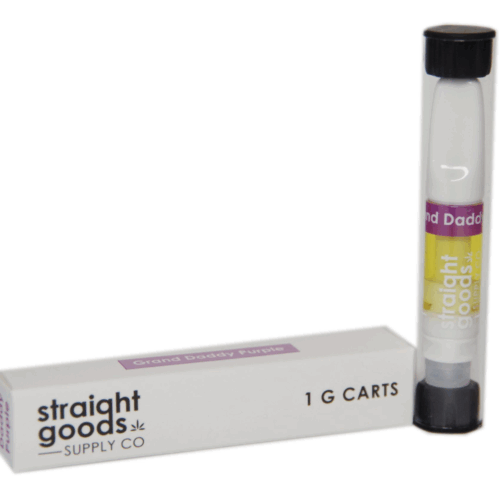 ALL NEW 1 Gram Ceramic Carts by Straight Goods Supply Co. Our classic blend of 95% solvent-less Delta-9 THC Distillate and 5% Organic Terpenes available 1 Gram varieties that’ll knock your socks right off!