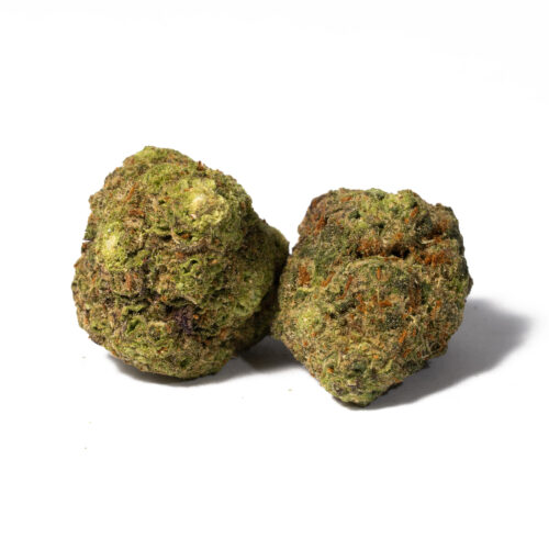 Apple Fritter is a rare and evenly balanced hybrid (50% indica / 50% sativa) born from crossing Sour Apple with Animal Cookies.