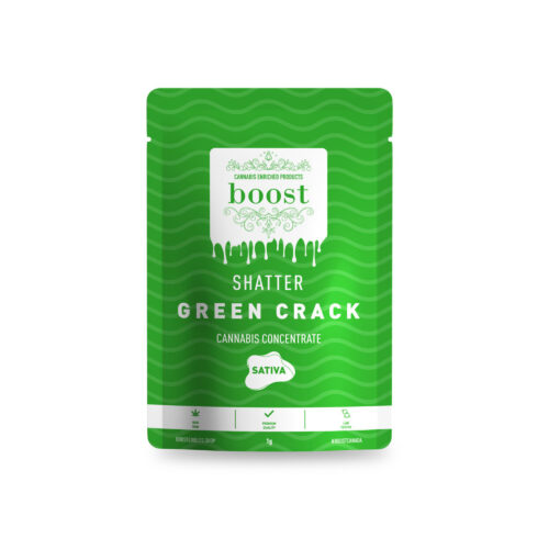 Green Crack is a potent Sativa cannabis strain and an all time favourite of many consumers for its energizing effects, but don’t let the name fool you; this is pure cannabis. Few strains compare to Green Crack’s energy and sharp focus as it induces an invigorating mental buzz that keeps you going throughout the day. With a tangy, fruity flavour reminiscent of mango; Green Crack is a great daytime strain that is known to help consumers fight fatigue, stress, and depression.
