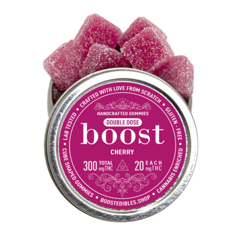 A quintessential Canadian classic, Boost Cherry gummies take you and your tastebuds on a nostalgic trip before the THC even kicks in!