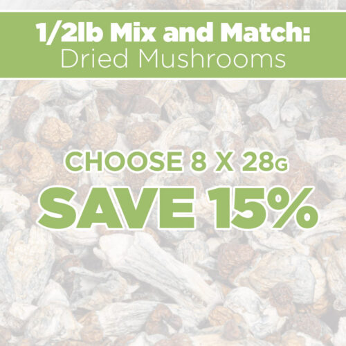 1/2lb Mix and Match Dried Mushrooms