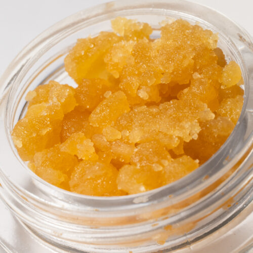 Our House Crumble Cereal Milk is a balanced hybrid concentrate known for its creamy, sweet, and slightly fruity profile inspired by the popular strain. It features a dry, honeycomb-like crumble texture that’s easy to handle, with a golden-yellow to light amber color and a matte, sugary finish. The aroma blends rich notes of vanilla and cream with subtle berry, citrus, and earthy undertones, while the flavor delivers a dessert-like experience reminiscent of milk left after a bowl of fruity cereal, sweet on the inhale with a smooth, milky exhale.