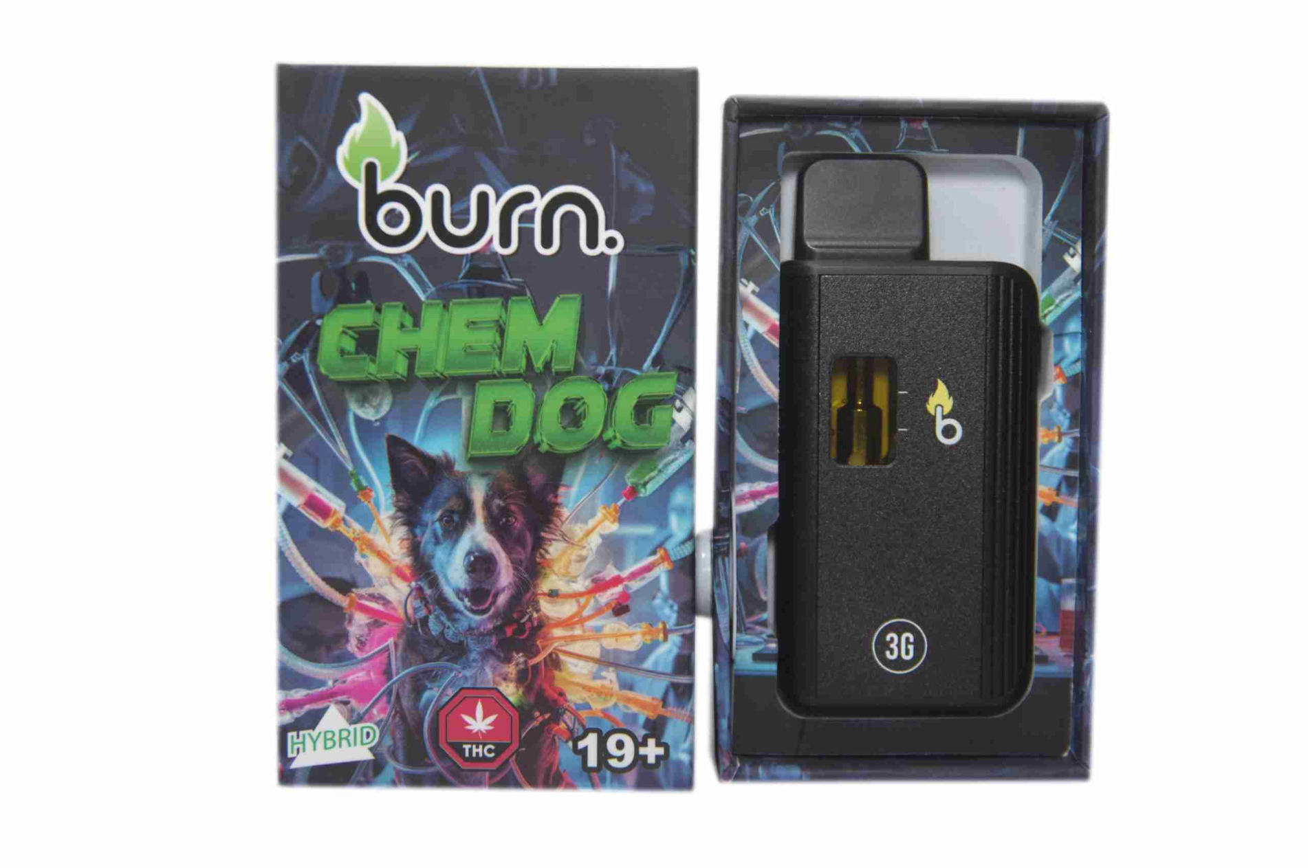 Burn Co Disposable 3G Vape - A powerful, rechargeable vape packed with 3 grams of premium distillate and natural terpenes. Enjoy smooth, flavorful hits and long-lasting effects in a sleek, hassle-free design.
