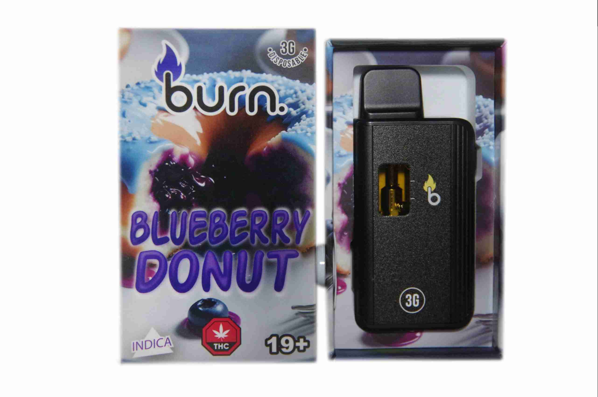 Burn Co Disposable 3G Vape - A powerful, rechargeable vape packed with 3 grams of premium distillate and natural terpenes. Enjoy smooth, flavorful hits and long-lasting effects in a sleek, hassle-free design.