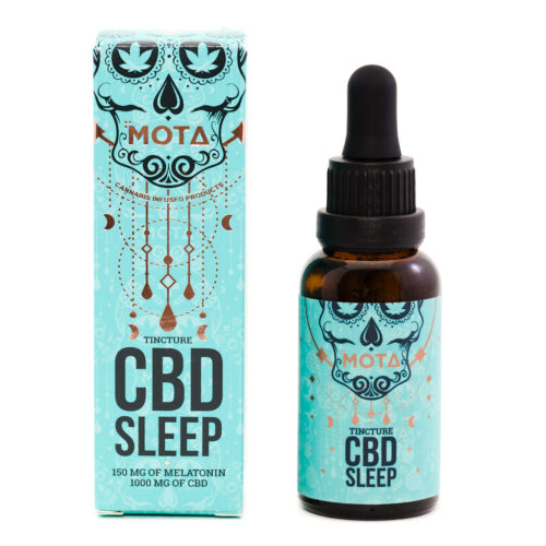 Mota CBD Sleep Tincture (1000mg) is a soothing, cannabis‑infused oral tincture blended with a full 1000 mg of CBD, organic botanicals, and melatonin to help support faster sleep onset and deeper, more restful nights with every dose.