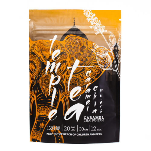 Mota Temple Tea – Caramel Chai Pu‑Erh is a soothing cannabis‑infused loose‑leaf blend that combines rich, warm caramel chai spices with earthy pu‑erh tea and a precise dose of THC and CBD for a calming, flavorful beverage designed to help you relax and unwind sip by sip.