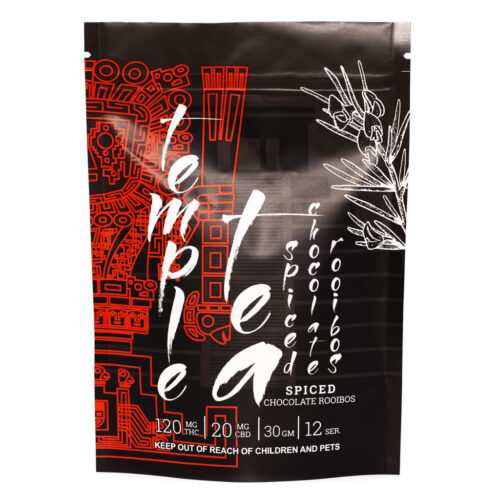 Mota Temple Tea – Spiced Chocolate Rooibos is a soothing cannabis‑infused loose‑leaf tea that marries rich cocoa notes with warm spices and naturally caffeine‑free rooibos for a comforting, relaxing beverage experience with balanced effects sip after sip.