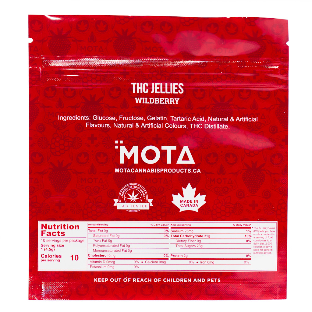 Mota - THC Wildberry Jellies 200mg - Image 3