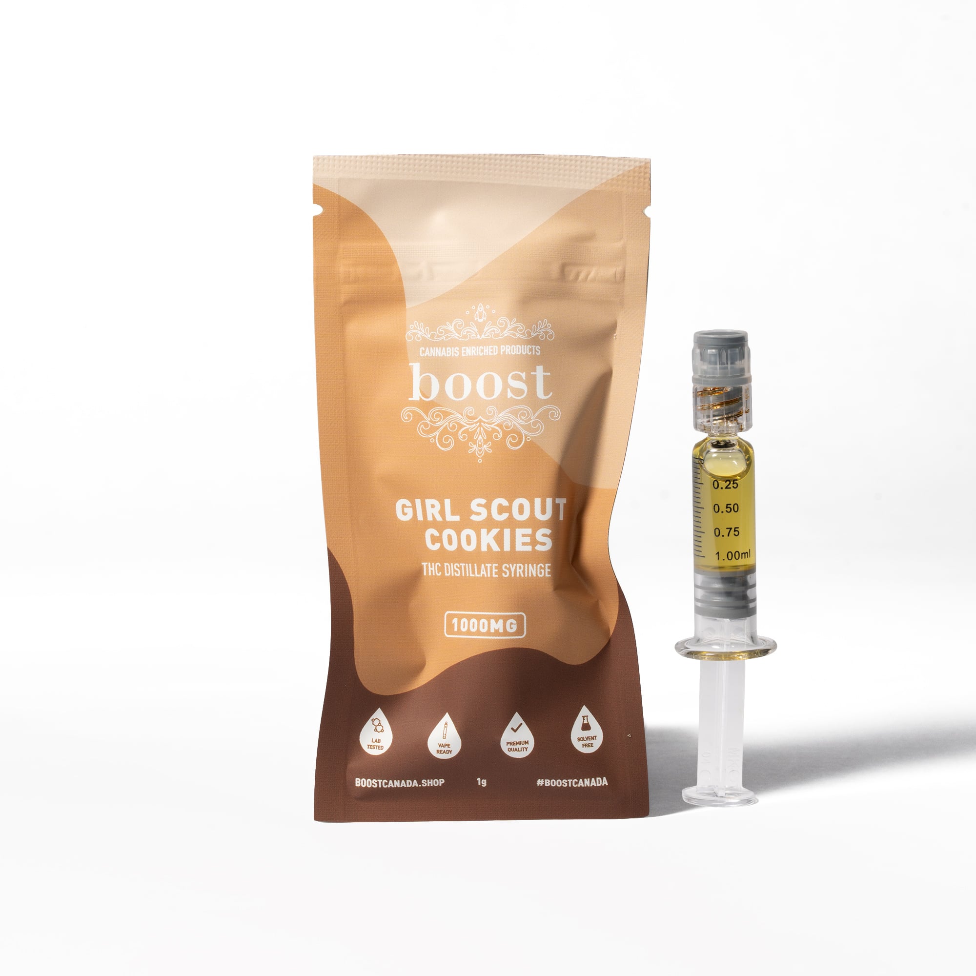 Boost THC Distillate Syringes - Girl Scout Cookies - Image 2
