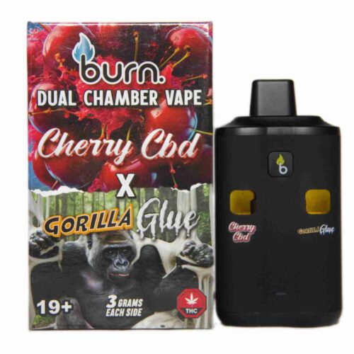 Burn Dual 6g Vape - Cherry CBD + Gorila Glue