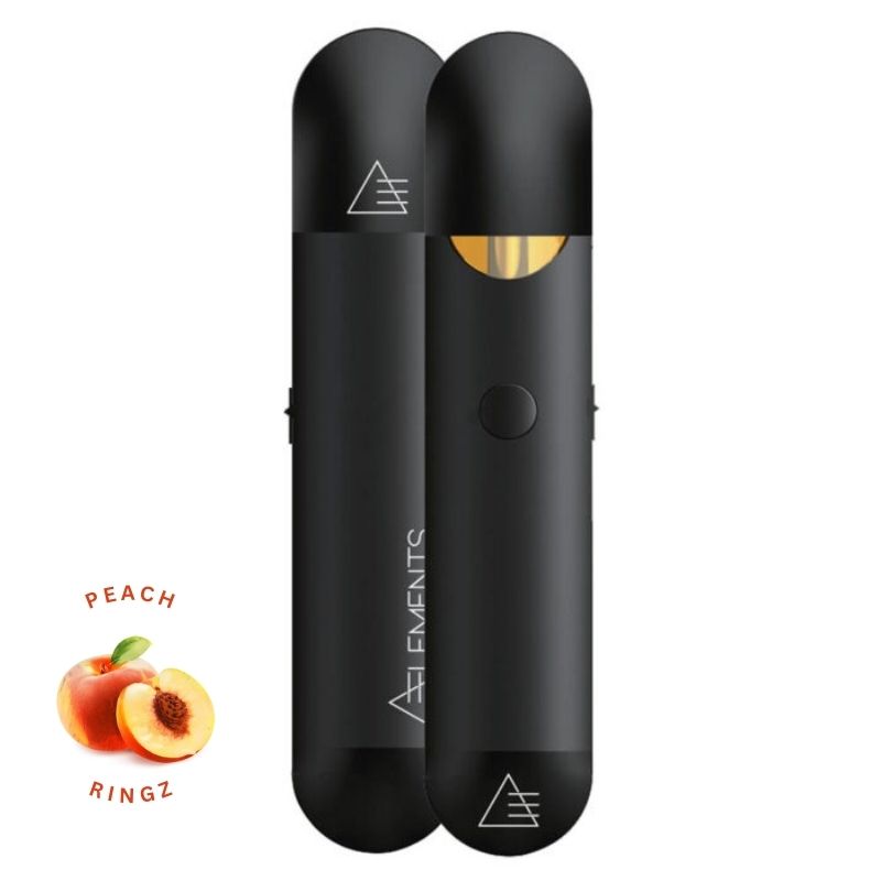 Elements Ultra Candy Disposable Pens 2ml - Peach Ringz