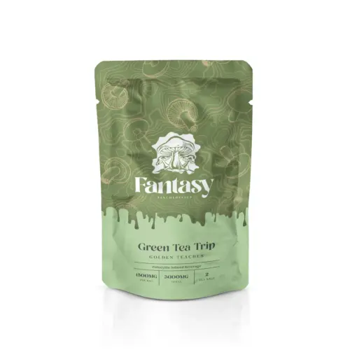Fantasy Psychedelics Tea Bags - (Green Tea -x Golden Teacher)