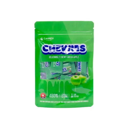 Canndy Edibles - Chewies (Green Apple 480mg THC)