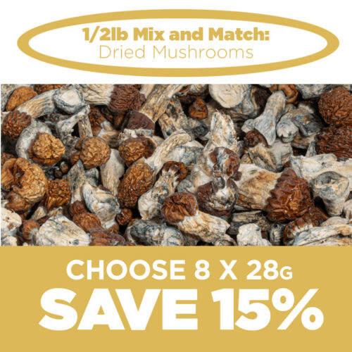 1/2lb Mix and Match Dried Mushrooms
