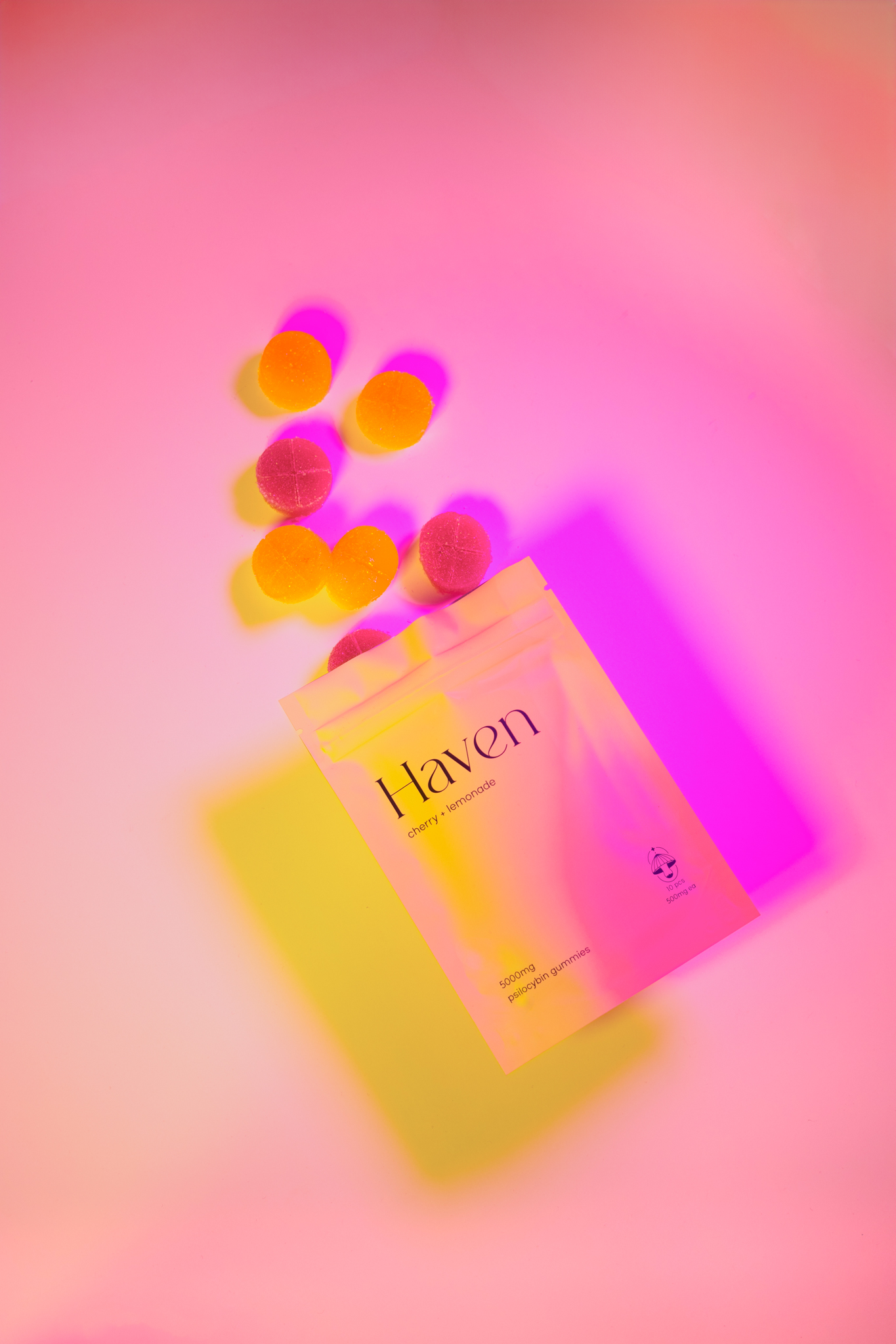 Haven - Psilocybin Gummies - Cherry & Lemonade (5000mg) - Image 8