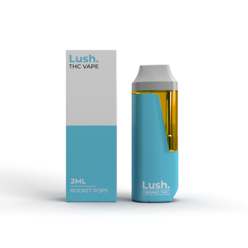 Lush - Discreet THC Disposable Vape (2 Grams) - Rocket Pops (Hybrid)