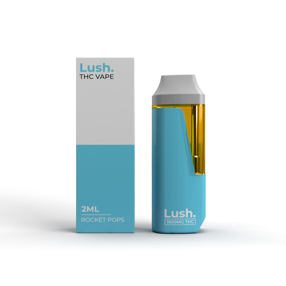 Lush - Discreet THC Disposable Vape (2 Grams) - Rocket Pops (Hybrid)