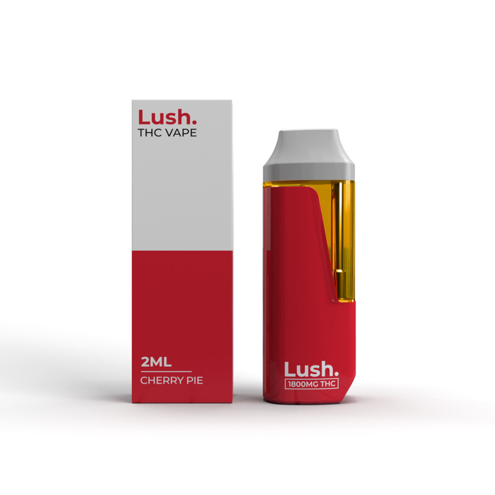 Lush - Discreet THC Disposable Vape (2 Grams) - Cherry Pie (Hybrid)