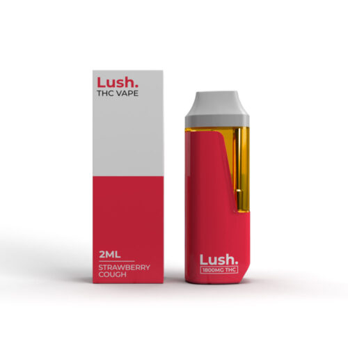 Lush - Discreet THC Disposable Vape (2 Grams) - Strawberry Cough (Sativa)