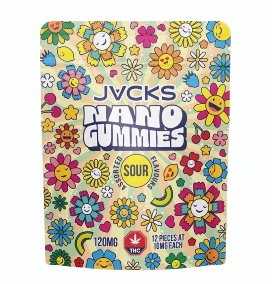 JACKS THC Nano Gummies - Sour Assorted 120mg