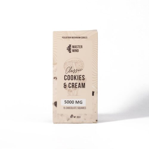 Mastermind - Funghi Chocolate Bar (5000mg) - Cookies & Cream