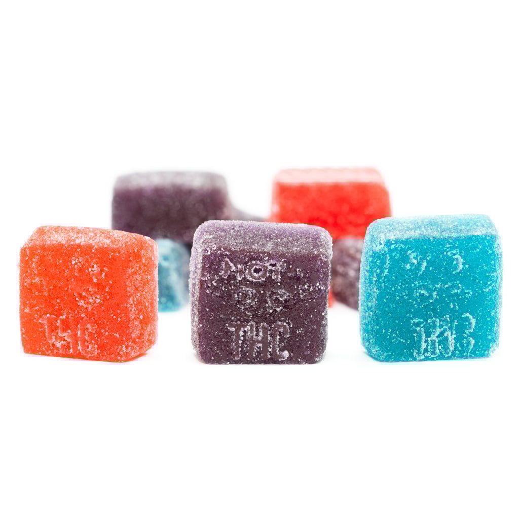 Mota - THC Mixed Fruit Jellies 500mg (Blue Raspberry, Cherry, Grape) - Image 3