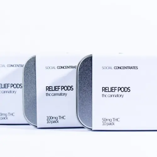 Social - Relief Pod THC Suppositories (100mg)