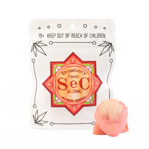 SeC CBD Gummies - Strawberry Feels (2x25mg)