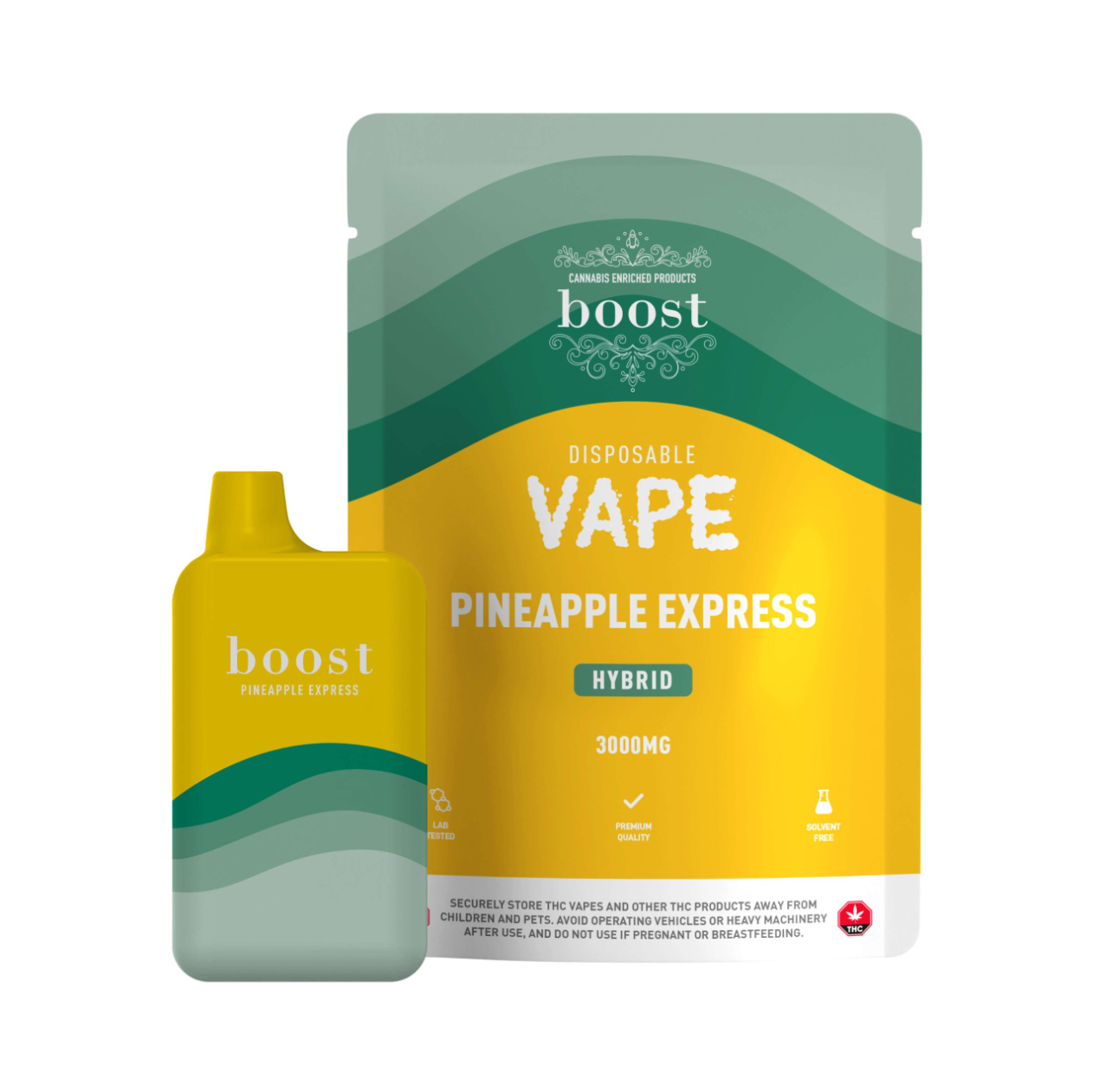 Boost 3g THC Vapes - Pineapple Express - Image 2
