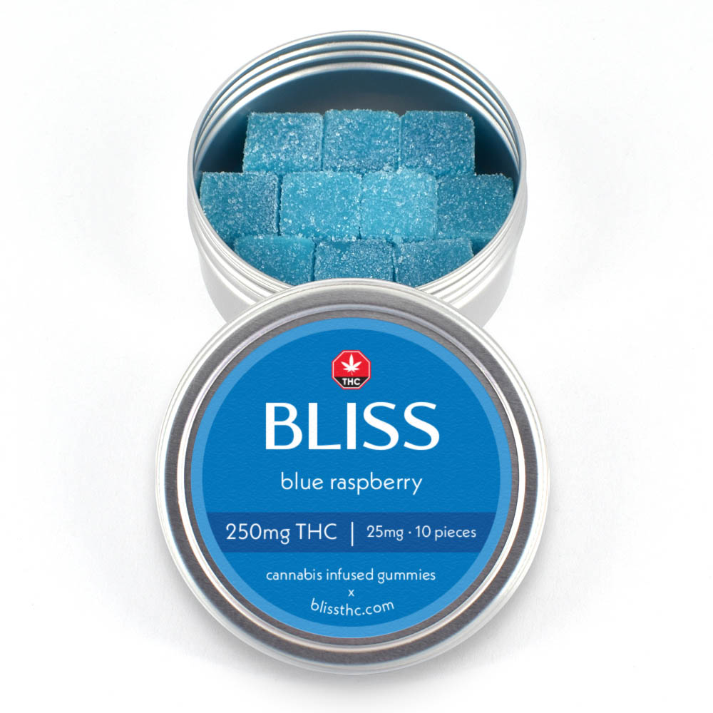 Bliss - THC Gummies (250mg) - Blue Raspberry