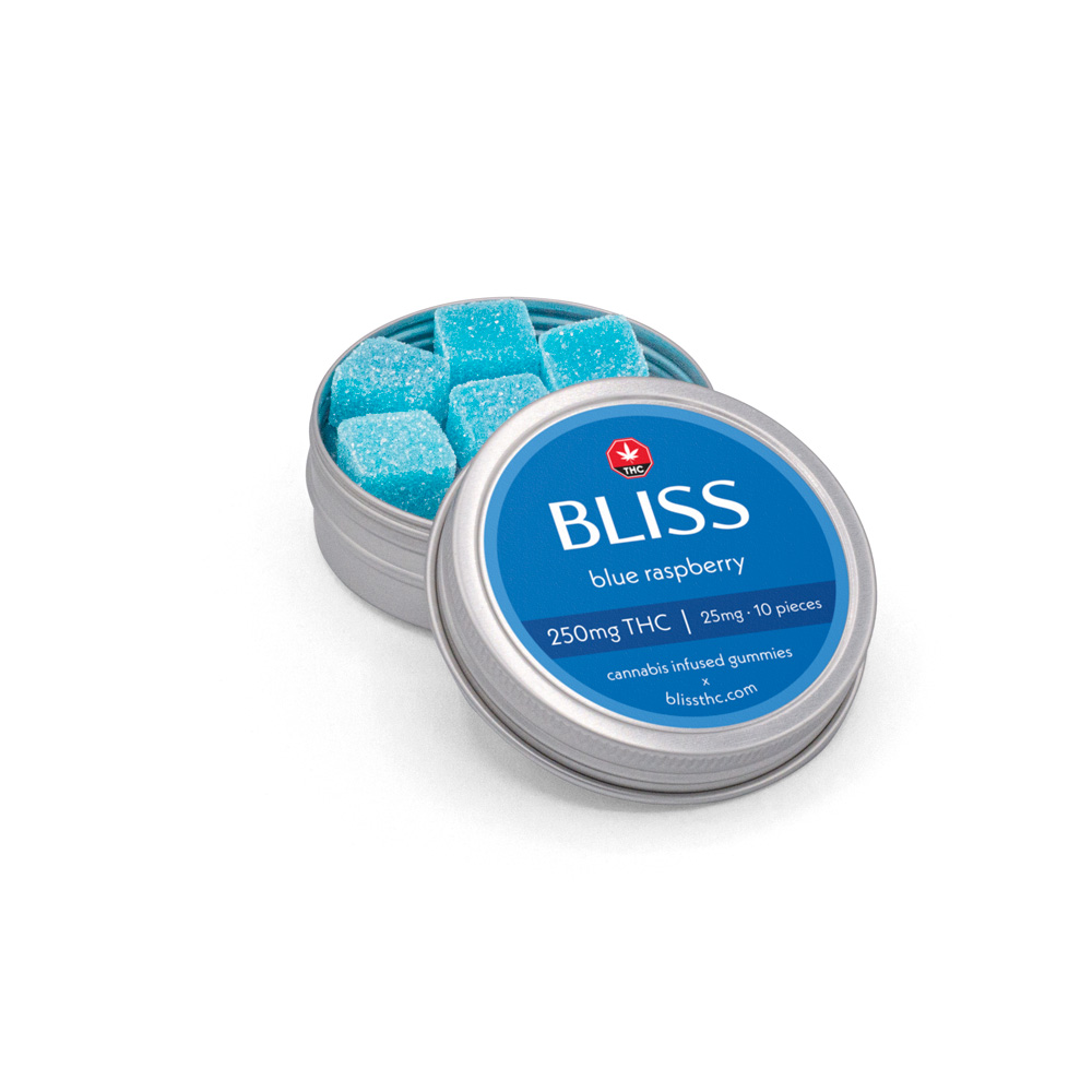 Bliss - THC Gummies (250mg) - Blue Raspberry - Image 2