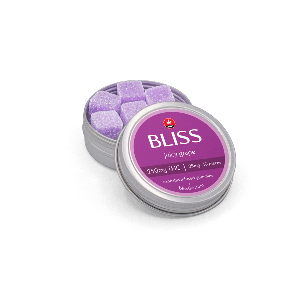 Bliss - THC Gummies (250mg) - Juicy Grape - Image 2