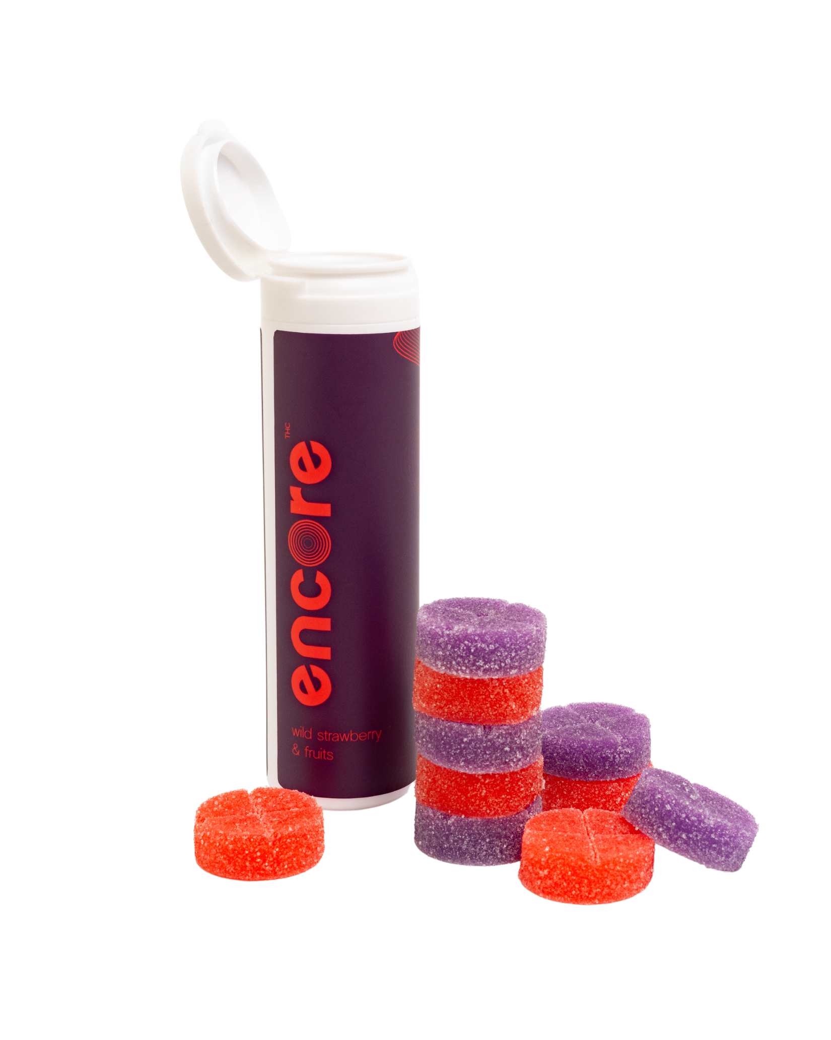 Encore - THC Gummies (600mg) - Wild Strawberry & Fruits