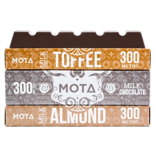Mota Milk Chocolate Bar 300mg - Plain