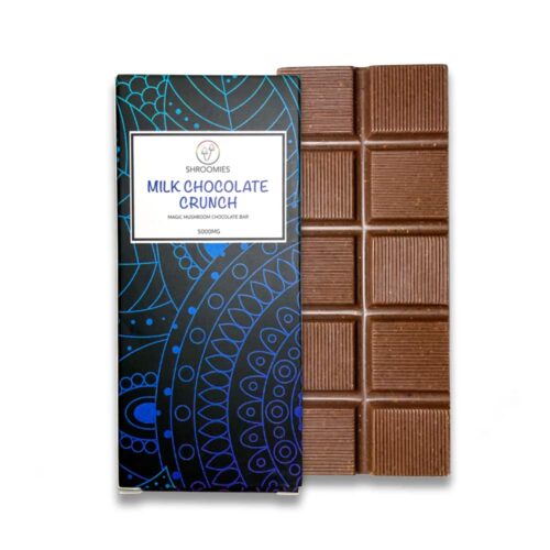 Shroomies Chocolates - Milk Chocolate Crunch (5000mg)