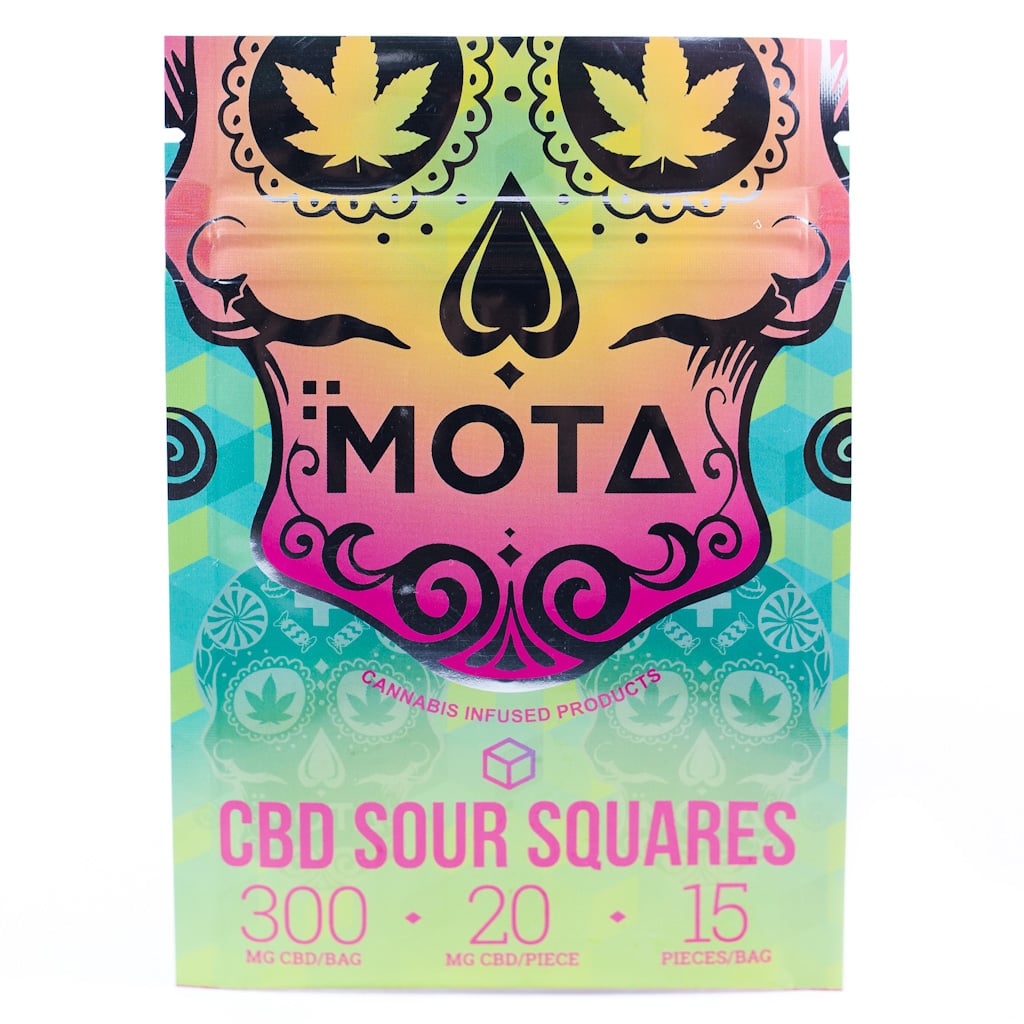 Mota - CBD Sour Squares 300mg - Image 2
