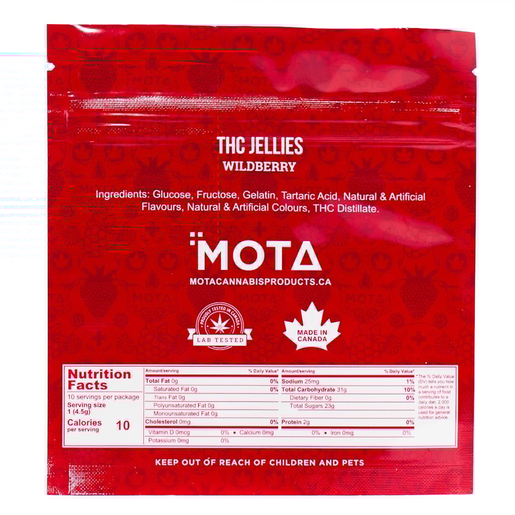Mota - THC Wildberry Jellies 200mg - Image 3