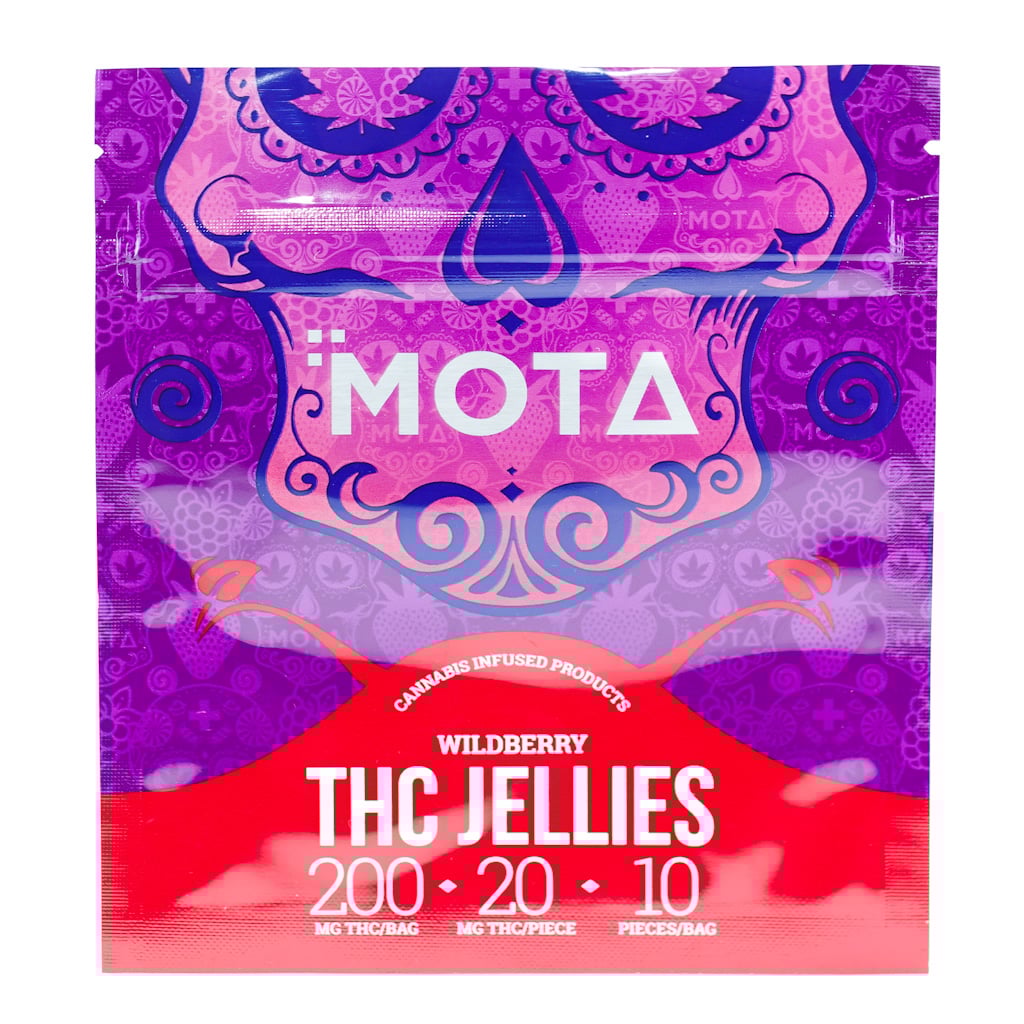 Mota - THC Wildberry Jellies 200mg - Image 2