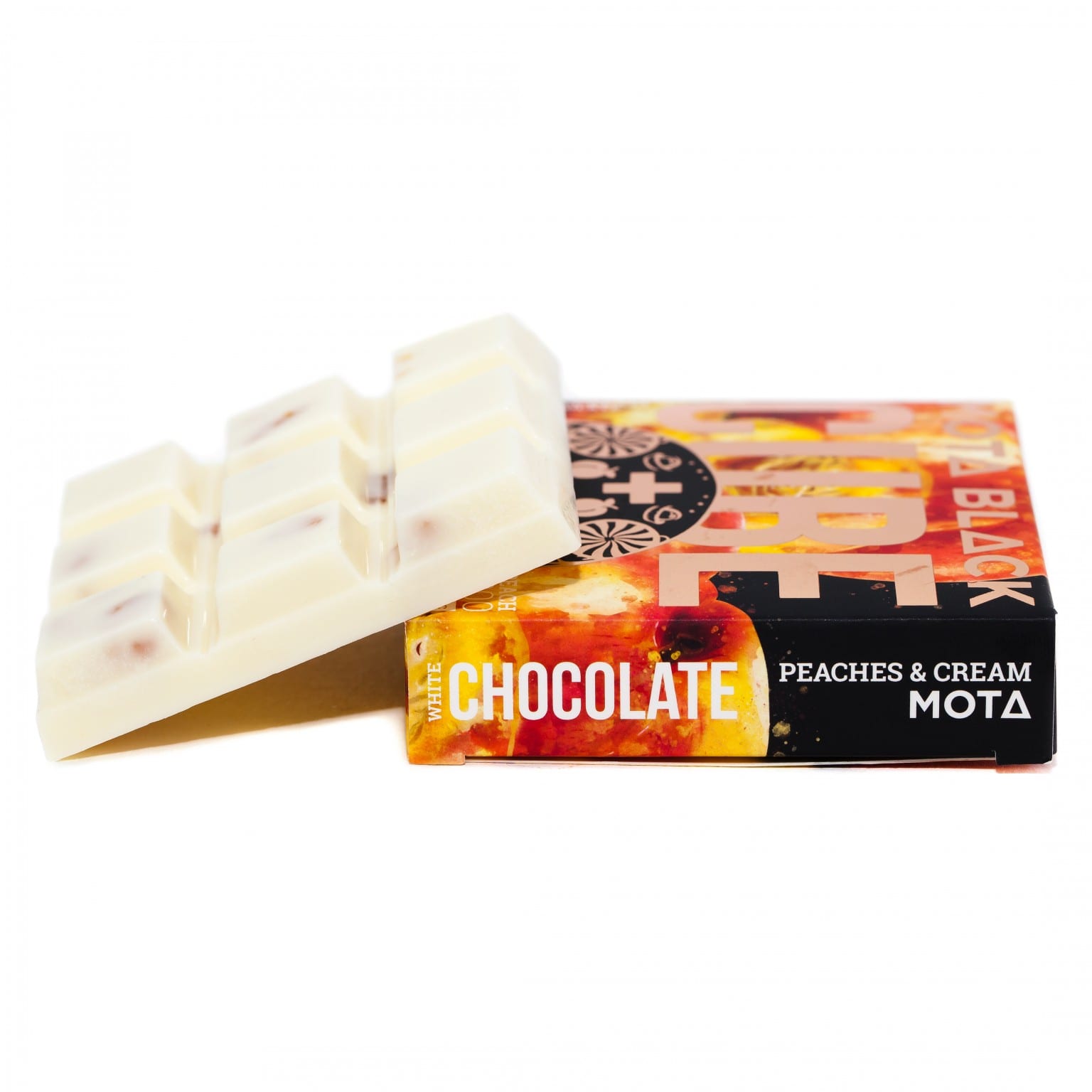 Mota - THC Peaches and Cream White Chocolate Cube 1800mg - Image 2