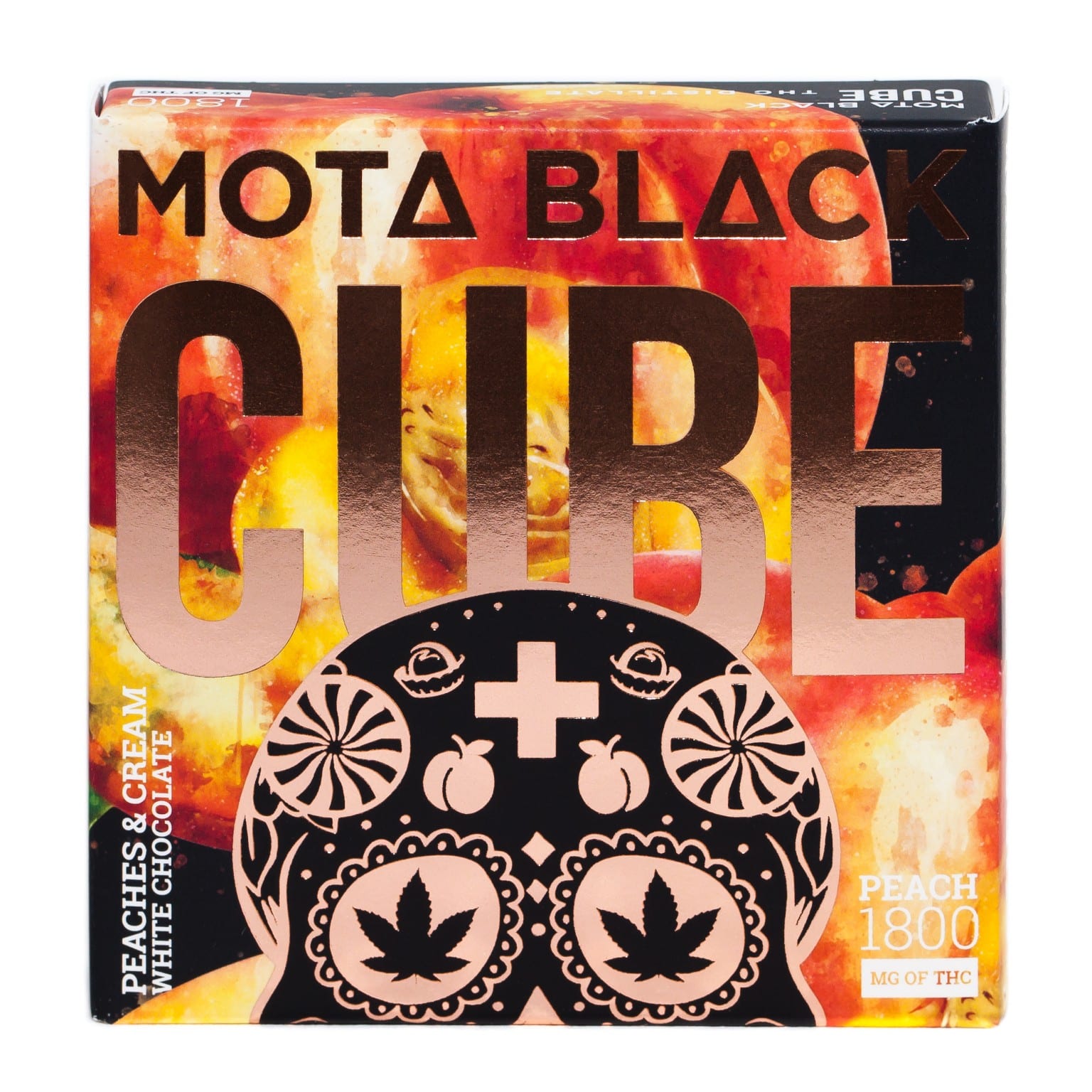 Mota - THC Peaches and Cream White Chocolate Cube 1800mg