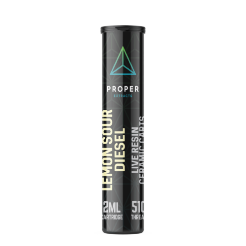 Proper Extracts - Live Resin Carts 2ml - Lemon Sour Diesel